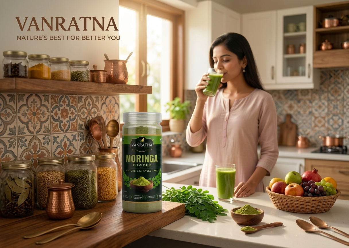 We believe good wellness doesn't need to be complicated. VANRATNA brings carefully selected natural ingredients into convenient products made for modern everyday routines.