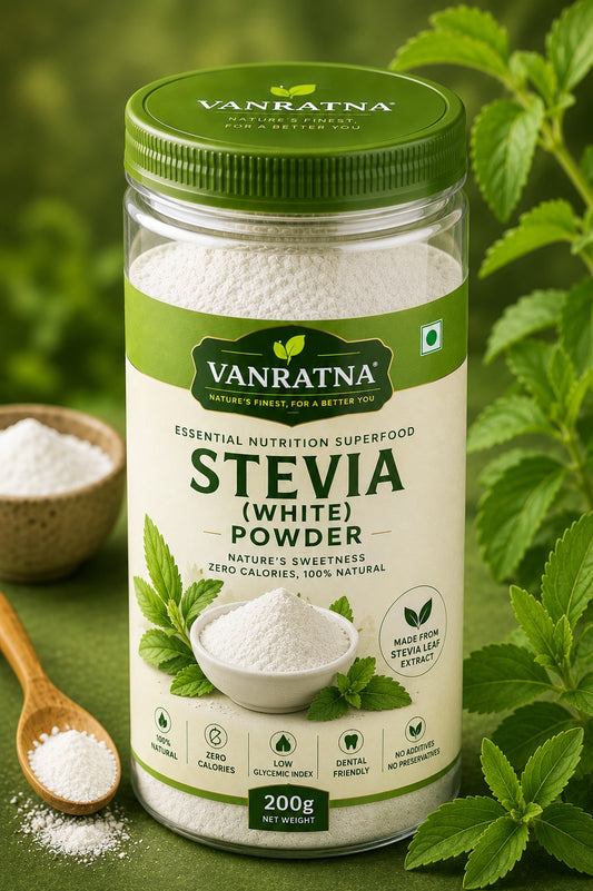 Vanratna Stevia Powder | 100% Natural Sweetener | 200g