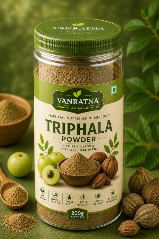 Vanratna Triphala Powder | 100% Natural Ayurvedic Superfood | 200g